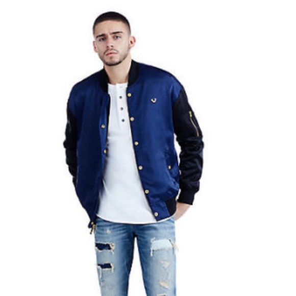 true religion metallic jacket
